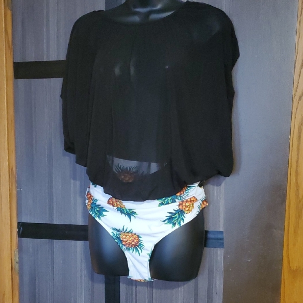 Pineapple Print Swimsuit Bottom